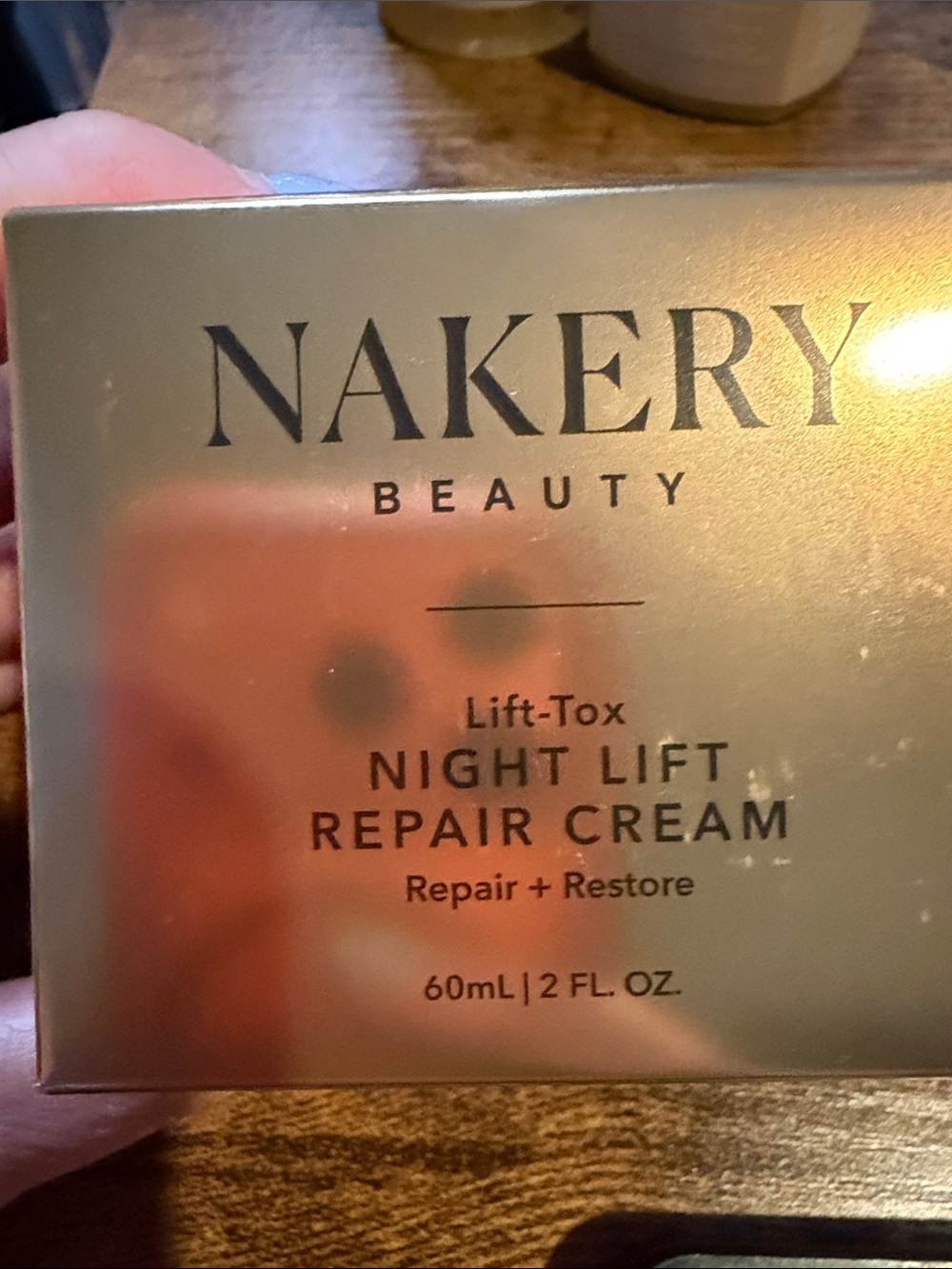 Nakery Beauty Night Lift Repair Cream — Gold Nourishing Moisturizer